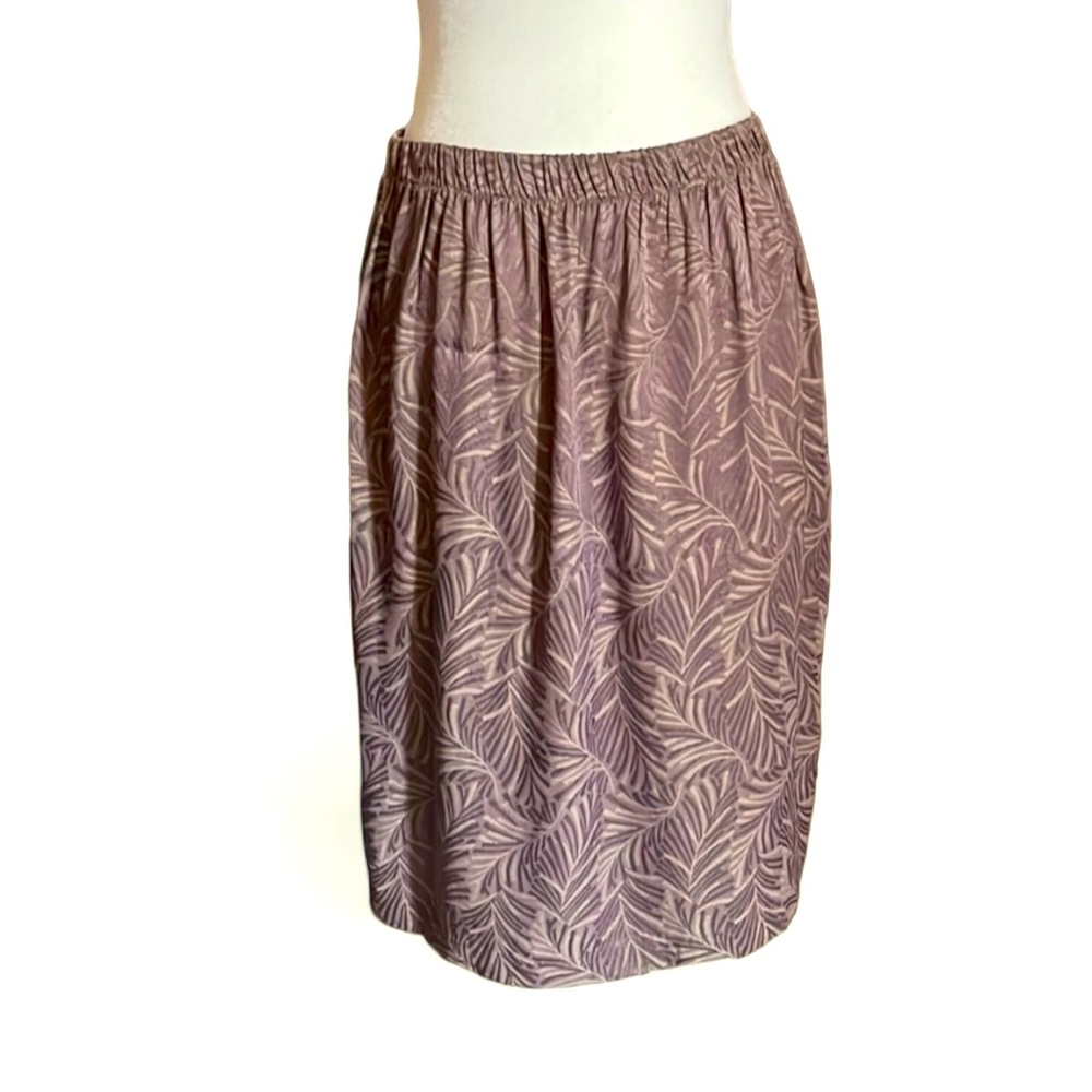Miss Challenge Vintage Brown Taupe Full Body Midi Skirt Size 16